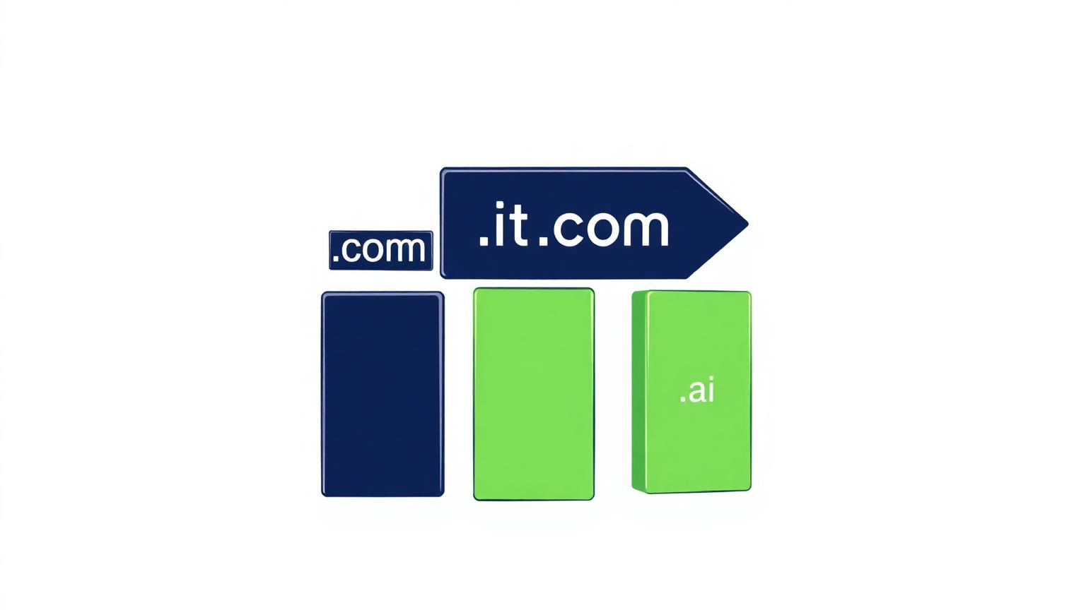 .it.com vs .com vs .ai: Which Domain Extension Should You Buy?